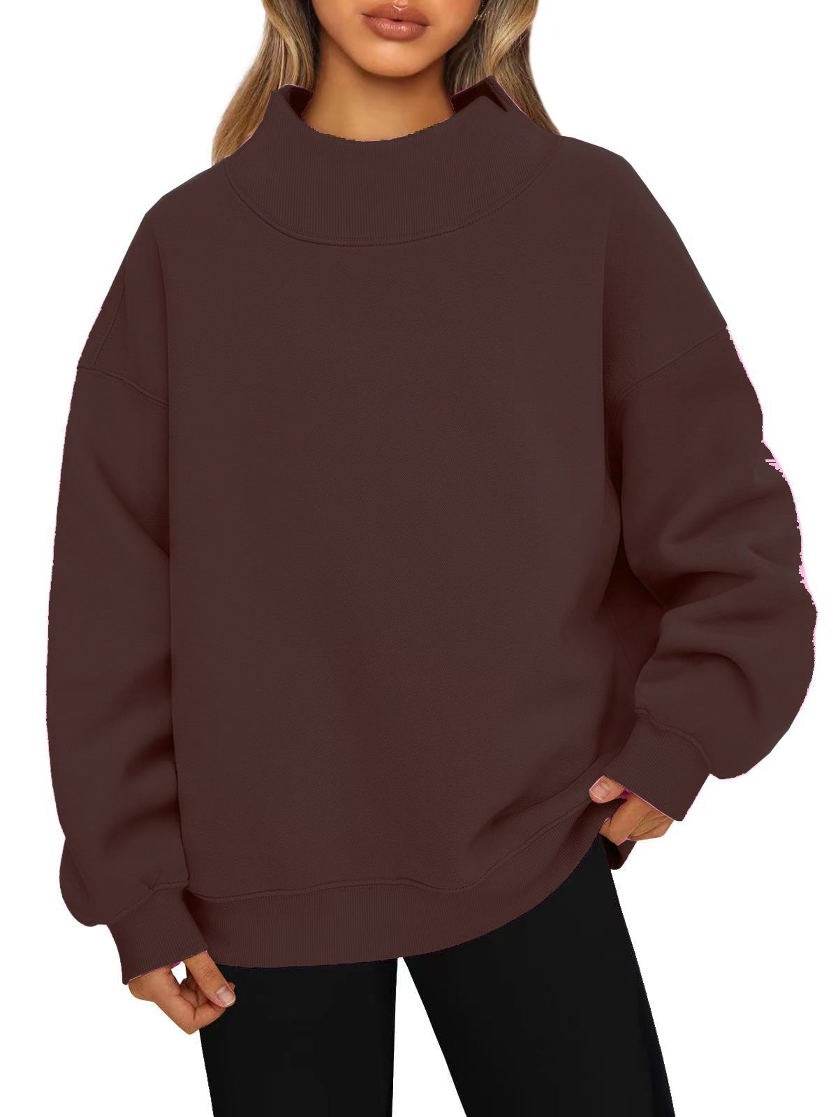 Everyday Oversized Turtleneck Pullover Comfort