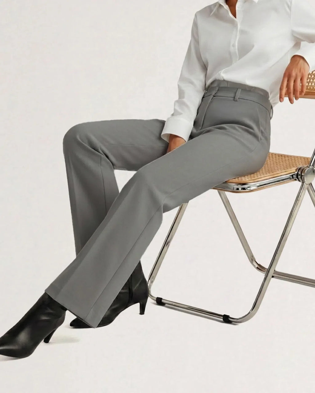 Polished Comfort High Waisted Pants